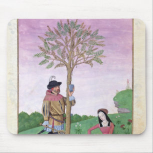 Zeichnen des Safts von einem Baum Mousepad