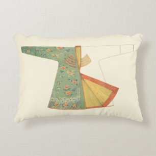 Zeichnen des unfertigen Kimono Dekokissen