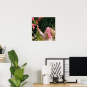 Zeichnen einer Blume Poster (Heimbüro)