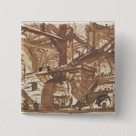 Zeichnen eines eingebildeten Gefängnisses Button (Vorderseite)