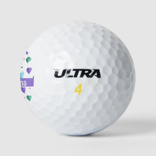 Zeichnen eines Punkts für Wasserfarben Golfball (Logo)