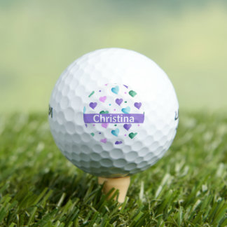 Zeichnen eines Punkts für Wasserfarben Golfball