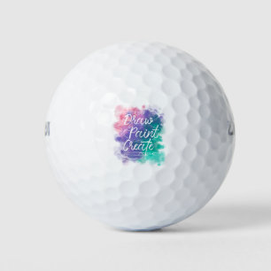Zeichnen, Farbe, Erstellen Golfball