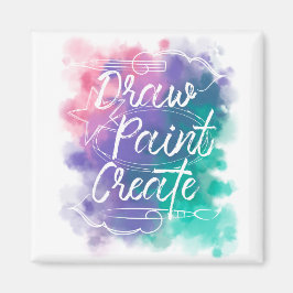 Zeichnen, Farbe, Erstellen Magnet