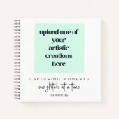 Zeichnen Künstlerzitat Name White Sketch hinzufüge Notizblock (Vorderseite)