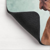 Zeichnen lustigen Vizsla Zeigers Mousepad (Ecke)