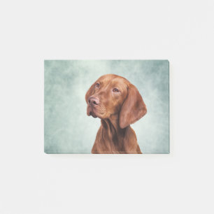 Zeichnen lustigen Vizsla Zeigers Post-it Klebezettel