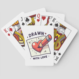 Zeichnen mit Liebe Spielkarten