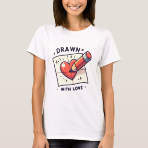 Zeichnen mit Liebe T-Shirt