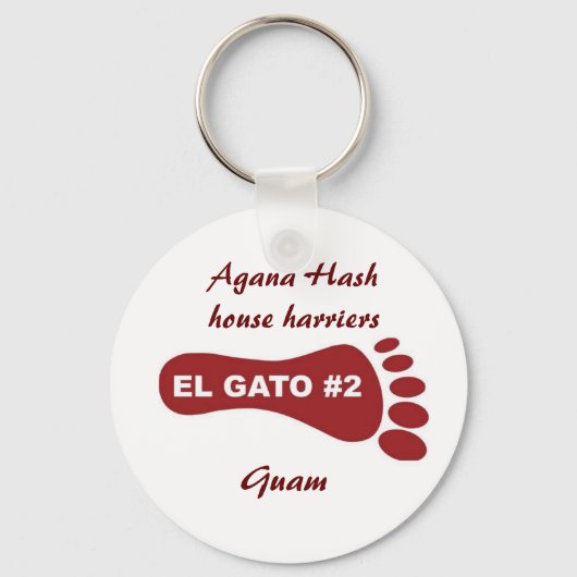 zeichnen_pic, Agana Hash House Harriers, Guam Schlüsselanhänger (Vorderseite)