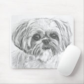 Zeichnen Shih-Tzu Mousepad (Mit Mouse)