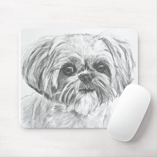 Zeichnen Shih-Tzu Mousepad (Mit Mouse)