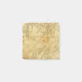 zeichnen Sie alte elegante Post-Itpapieranmerkung Post-it Klebezettel (Vorderseite)