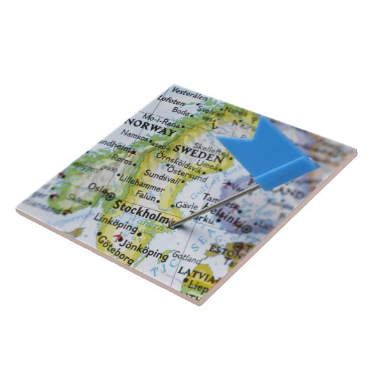 Zeichnen Sie das Button auf, das auf Stockholm, Fliese (Seite)