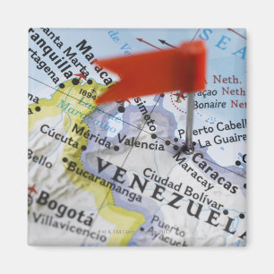 Zeichnen Sie das Button auf, das in Caracas, Magnet