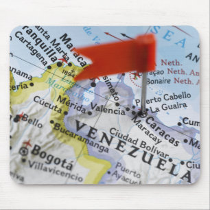 Zeichnen Sie das Button auf, das in Caracas, Mousepad