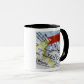 Zeichnen Sie das Button auf, das in Caracas, Tasse (VorderseiteRechts)