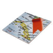 Zeichnen Sie das Button auf, das in Havana, Kuba Fliese (Seite)