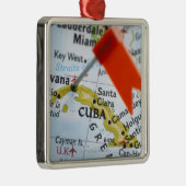 Zeichnen Sie das Button auf, das in Havana, Kuba Silbernes Ornament (Rechts)