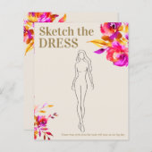 Zeichnen Sie das Kleid Brautparty Game (Vorne/Hinten)