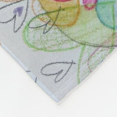 Zeichnen Sie die Blankette für die inspirierende b Fleecedecke (Ecke)