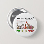 ZEICHNEN SIE DIE LINIE CARNISM BUTTON (Vorne & Hinten)