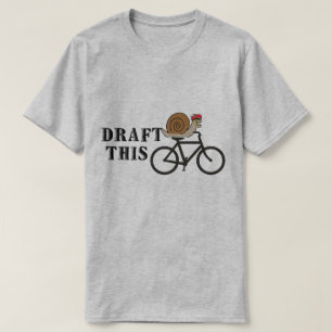 Zeichnen Sie diese radfahrenschnecke T-Shirt