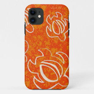 Zeichnen Sie ein orange Honu Case-Mate iPhone Hülle