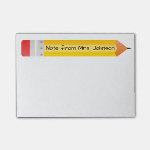 Zeichnen Sie es herein an Post-it Klebezettel