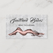 Zeichnen Sie Ihre Marke mit Körpermodellierung Sch Visitenkarte (Vorderseite)