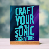 Zeichnen Sie Ihre Sonic-Signatur Acrylschild (Neutral)