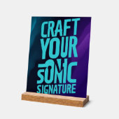 Zeichnen Sie Ihre Sonic-Signatur Acrylschild (Winkel)
