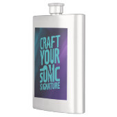 Zeichnen Sie Ihre Sonic-Signatur Flachmann (Links)