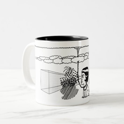 Zeichnen Sie mich Zweifarbige Tasse (Vorderseite Links)