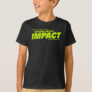 Zeichnen Sie mit den T-Shirt-dunklen T-Shirt
