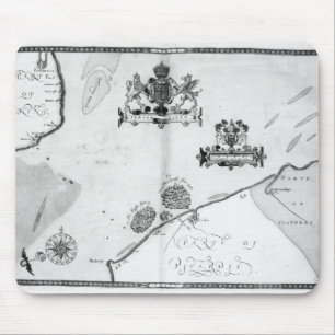 Zeichnen Sie No.9 auf, das den Weg der Mousepad
