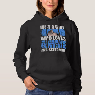 Zeichnen Skizzieren Manga Japanischer Anime Liebha Hoodie