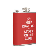 Zeichnen und Angriff auf die Kletterwand behalten Flachmann (Rechts)