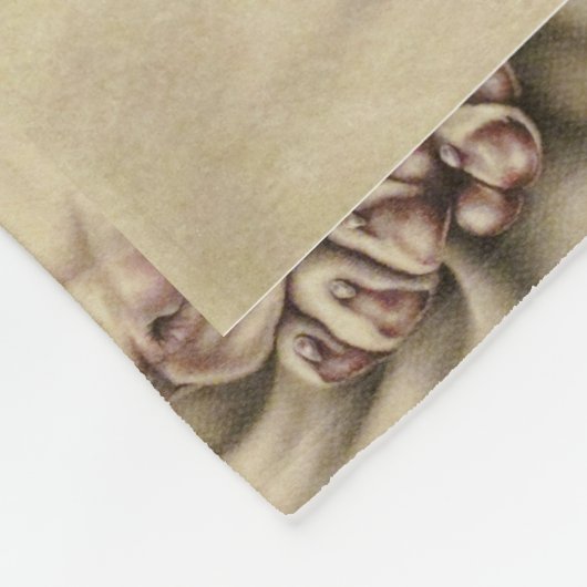 Zeichnen von einem weißen Pitbull auf Decke (Ecke)