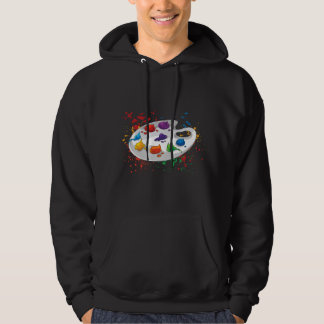 Zeichnen von Farbpalettenpinseln zeichnend Zeichnu Hoodie