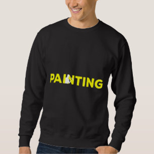 Zeichnen von Hobby mit Schatten im Inneren Sweatshirt