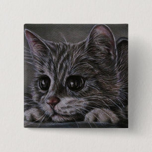 Zeichnen von Kitty auf Knopf Button