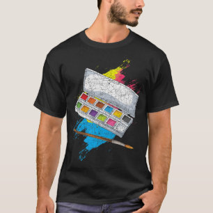 Zeichnen von Kunstmalerei Doodling Paint Palette A T-Shirt
