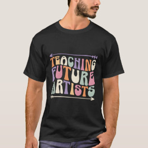 Zeichnen von Maler auf Skizzen für Lehrer T-Shirt