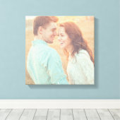 Zeichnen von Pinselstrichen Pinselstriche Foto übe Leinwanddruck (Insitu (Holzboden))