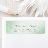 Zeichnen von Skriptmint-grünen Rücksendeadressen-A (Insitu)