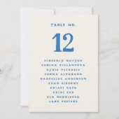 Zeichnen von Tischnummern für Seating-Chart-Namen (Vorderseite)