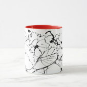 Zeichnend abstrakte Pflanze Tasse (Zentrum)