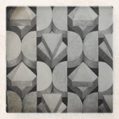 Zeichnend abstrakter Untersetzer (Vorderseite)