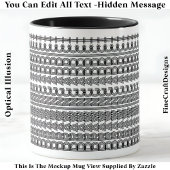Zeichnend Addict Hidden Message Funny Novelty 111B Tasse